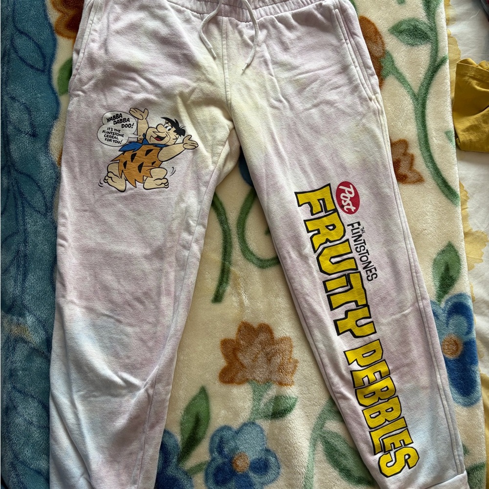 Cakeworthy Fruity Pebbles Joggers - Pastel Tie Dye